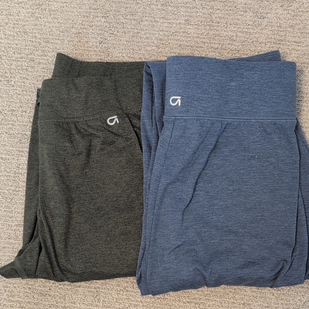 GAP High-Rise Blue and Black Leggings for Versatile Comfort